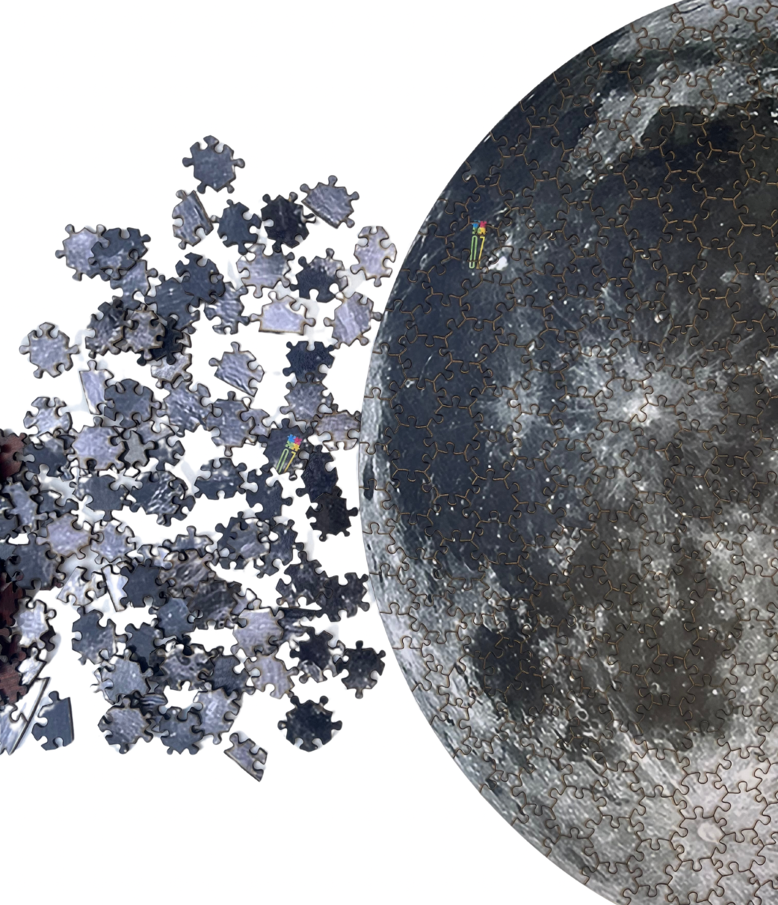 Moon Puzzle Pieces